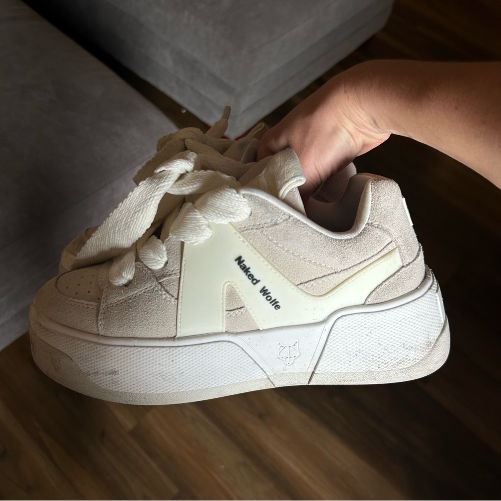 Naked Wolfe Beige Sneakers